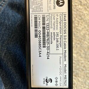 Motorola Modem MB7621 in great condition